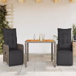 VidaXL 3277157 set mobili da esterno Grigio scuro - Vista aggiuntiva 2