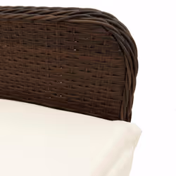 VidaXL 3277187 set mobili da esterno Crema, Bianco - Vista aggiuntiva 5