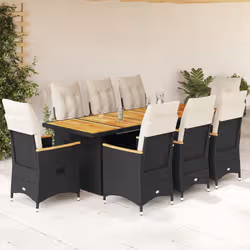 VidaXL 3277249 set mobili da esterno Crema, Bianco - Vista aggiuntiva 2