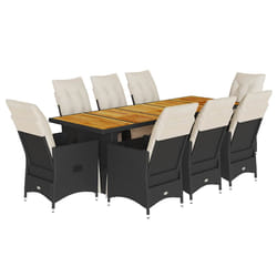 VidaXL 3277265 set mobili da esterno Crema, Bianco