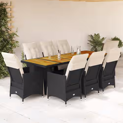 VidaXL 3277265 set mobili da esterno Crema, Bianco - Vista aggiuntiva 2