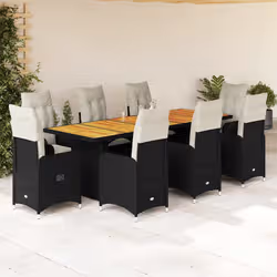 VidaXL 3277273 set mobili da esterno Crema, Bianco - Vista aggiuntiva 2