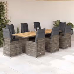 VidaXL 3277282 set mobili da esterno Grigio scuro - Vista aggiuntiva 2
