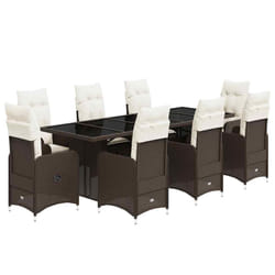 VidaXL 3277283 set mobili da esterno Crema, Bianco