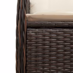 VidaXL 3277288 set mobili da esterno Crema, Bianco - Vista aggiuntiva 5