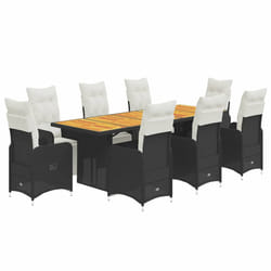 VidaXL 3277295 set mobili da esterno Grigio scuro