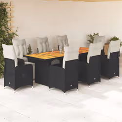 VidaXL 3277297 set mobili da esterno Crema, Bianco - Vista aggiuntiva 2