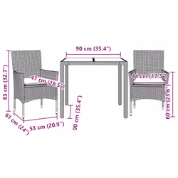 VidaXL 3278573 set mobili da esterno - Vista aggiuntiva 7