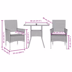 VidaXL 3278599 set mobili da esterno - Vista aggiuntiva 7