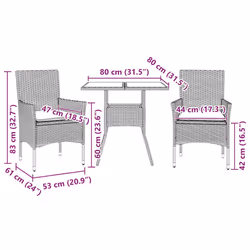 VidaXL 3278601 set mobili da esterno - Vista aggiuntiva 7