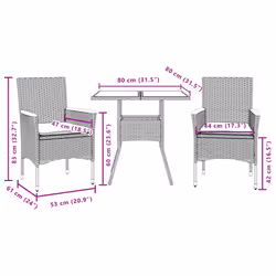 VidaXL 3278699 set mobili da esterno - Vista aggiuntiva 7