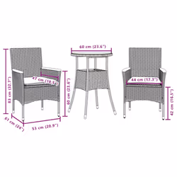 VidaXL 3278721 set mobili da esterno - Vista aggiuntiva 7