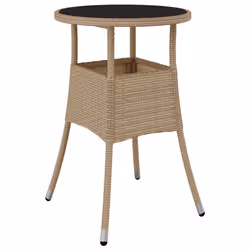VidaXL 3278725 set mobili da esterno Crema, Bianco - Vista aggiuntiva 4