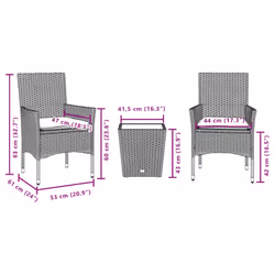 VidaXL 3278744 set mobili da esterno - Vista aggiuntiva 7