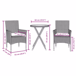 VidaXL 3278747 set mobili da esterno - Vista aggiuntiva 7
