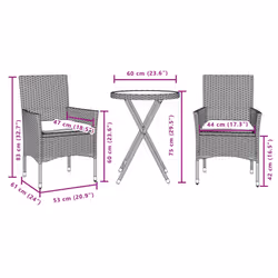VidaXL 3278748 set mobili da esterno - Vista aggiuntiva 7