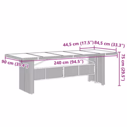 VidaXL 3277534 set mobili da esterno - Vista aggiuntiva 8