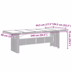 VidaXL 3277536 set mobili da esterno - Vista aggiuntiva 8