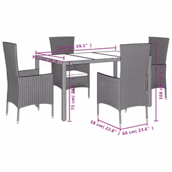 VidaXL 3277571 set mobili da esterno - Vista aggiuntiva 5