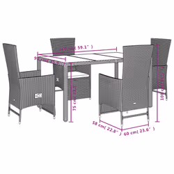 VidaXL 3277575 set mobili da esterno - Vista aggiuntiva 5