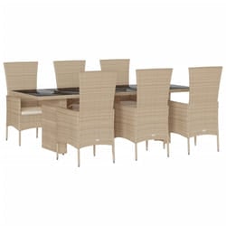 VidaXL 3277584 set mobili da esterno Crema, Bianco