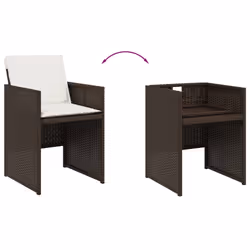 VidaXL 3277784 set mobili da esterno - Vista aggiuntiva 5