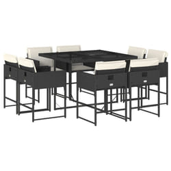 VidaXL 3278144 set mobili da esterno Crema, Bianco