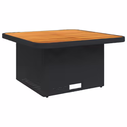 Set da Pranzo da Giardino 3 pz con Cuscini Nero in Polyrattancod mxl 113336 - Vista aggiuntiva 3