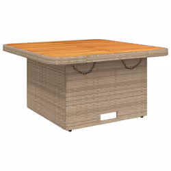 Set da Pranzo da Giardino 5 pz con Cuscini Beige in Polyrattancod mxl 114599 - Vista aggiuntiva 3