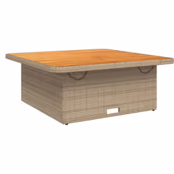 Set da Pranzo da Giardino 5 pz con Cuscini Beige in Polyrattancod mxl 89442 - Vista aggiuntiva 3