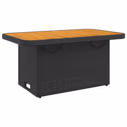 Set da Pranzo da Giardino 2 pz con Cuscini Nero in Polyrattancod mxl 114428 - Vista aggiuntiva 3