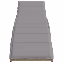 VidaXL 3277305 sedia da esterno Terrazzo Seduta imbottita Rattan sintetico, Acciaio Grigio - Vista aggiuntiva 4