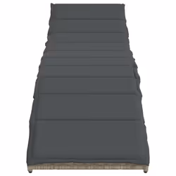 VidaXL 3277306 sedia da esterno Salone Seduta imbottita Rattan sintetico, Acciaio Grigio - Vista aggiuntiva 4