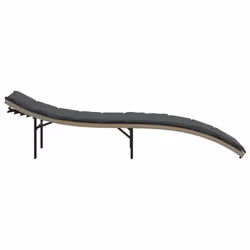 VidaXL 3277306 sedia da esterno Salone Seduta imbottita Rattan sintetico, Acciaio Grigio - Vista aggiuntiva 5