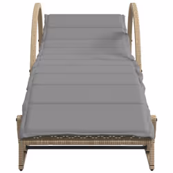 VidaXL 3277311 sedia da esterno Terrazzo Seduta imbottita Rattan sintetico, Acciaio Grigio - Vista aggiuntiva 4