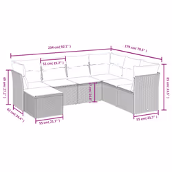 VidaXL 3263216 set mobili da esterno - Vista aggiuntiva 4