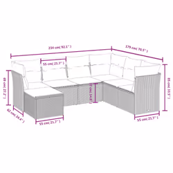 VidaXL 3263222 set mobili da esterno - Vista aggiuntiva 4