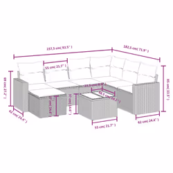 VidaXL 3263521 set mobili da esterno