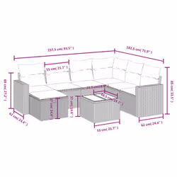 VidaXL 3263536 set mobili da esterno - Vista aggiuntiva 4