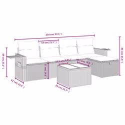 VidaXL 3263771 set mobili da esterno