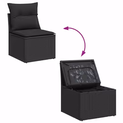 VidaXL 3263791 set mobili da esterno - Vista aggiuntiva 8