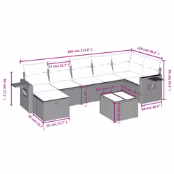 VidaXL 3263818 set mobili da esterno - Vista aggiuntiva 4