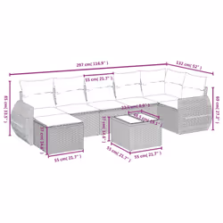 VidaXL 3264125 set mobili da esterno - Vista aggiuntiva 4