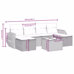 VidaXL 3264166 set mobili da esterno - Vista aggiuntiva 4
