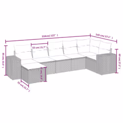 VidaXL 3264455 set mobili da esterno - Vista aggiuntiva 4