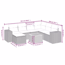 VidaXL 3265181 set mobili da esterno