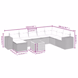 VidaXL 3265209 set mobili da esterno - Vista aggiuntiva 4