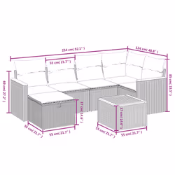 VidaXL 3265298 set mobili da esterno - Vista aggiuntiva 4