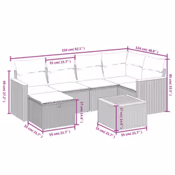 VidaXL 3265301 set mobili da esterno