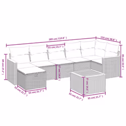 VidaXL 3265312 set mobili da esterno - Vista aggiuntiva 3